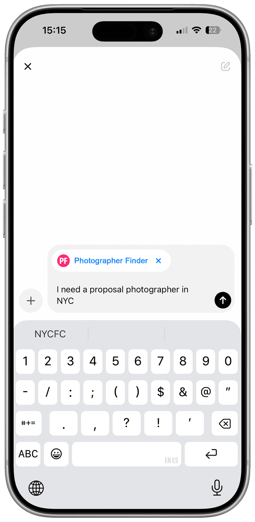 Clients search naturally